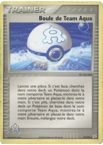 Boule de Team Aqua #75/95 — EX Team Magma vs Team Aqua