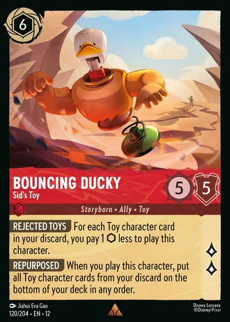 Bouncing Ducky - Sid's Toy #120/257 — Wilds Unknown