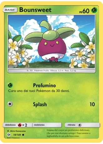 Bounsweet #18/149 — Sole e Luna