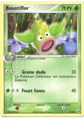 Boustiflor #47/92 — EX Créateurs de légendes