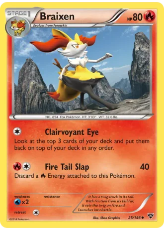 Braixen #25/146 — XY