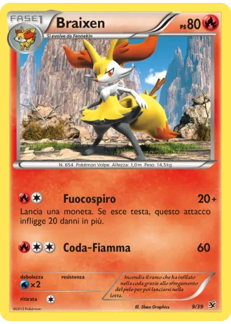 Braixen #9/39 — Benvenuti a Kalos