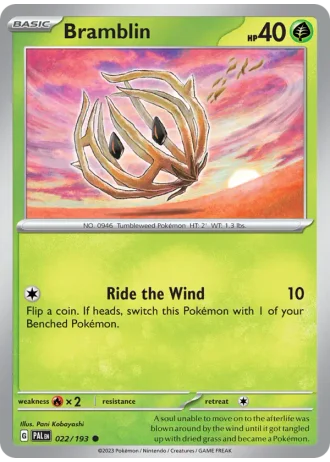 Bramblin #022/193 — Paldea Evolved