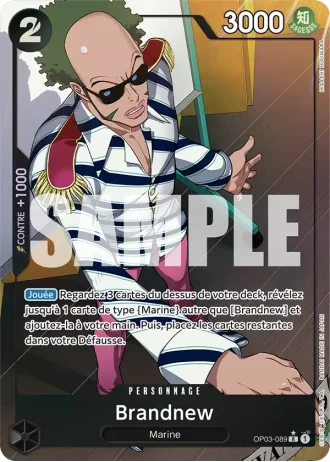 Brandnew (OP03-089) (Alternative Art) — ONE PIECE CARD THE BEST (PRB01)