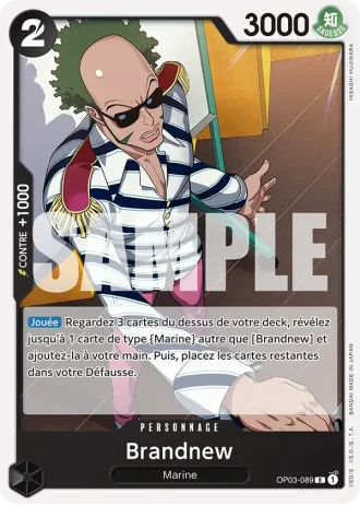Brandnew (OP03-089) (Jolly Roger Foil) — ONE PIECE CARD THE BEST (PRB01)
