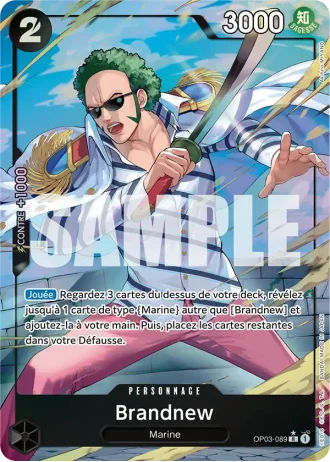 Brandnew (OP03-089) (Reprint) — ONE PIECE CARD THE BEST (PRB01)