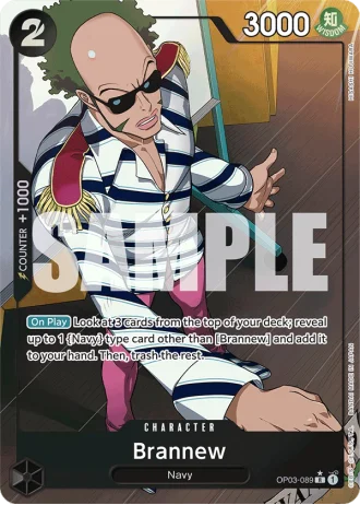 Brannew (OP03-089) (Full Art) — One Piece The Best (PRB01)