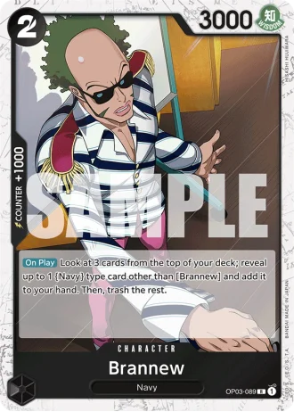 Brannew (OP03-089) (Jolly Roger Foil) — One Piece The Best (PRB01)