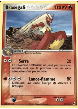 Brasegali #15/109 — EX Rubis & Saphir