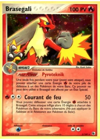 Brasegali #3/109 — EX Rubis & Saphir
