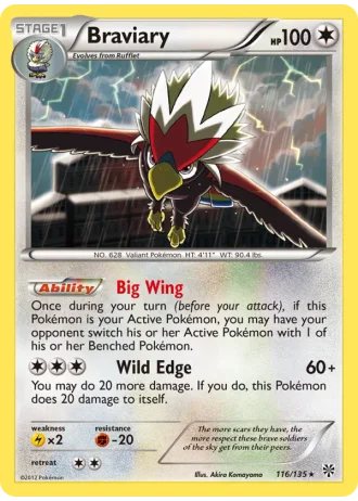 Braviary #116/135 — Plasma Storm