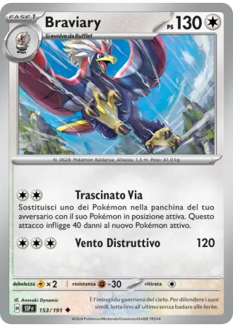 Braviary #153/191 — Scintille Folgoranti