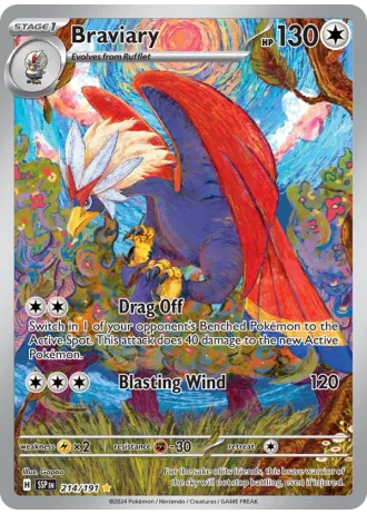 Braviary #214/191 — Surging Sparks