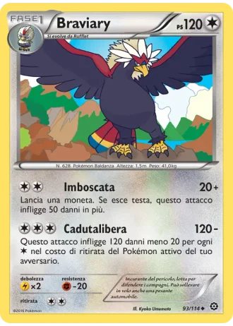 Braviary #93/114 — Vapori Accesi