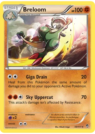 Breloom #50/111 — Furious Fists