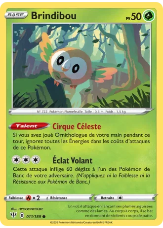 Brindibou #11/189 — Ténèbres Embrasées