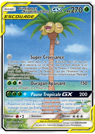 Brindibou et Noadkoko d’Alola GX #215 — Harmonie des Esprits