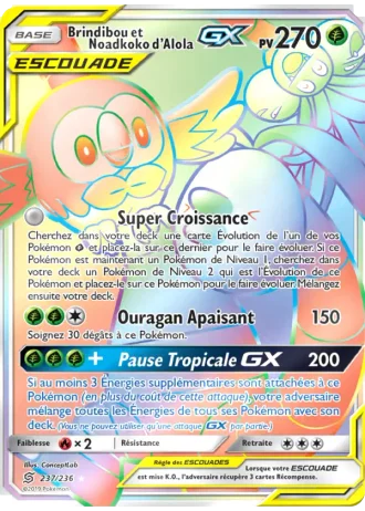 Brindibou et Noadkoko d’Alola GX #237 — Harmonie des Esprits