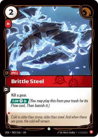 Brittle Steel #003/166 — Vendetta