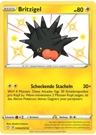 Britzigel SV043/122 — Schillernde Schatzkammer (Glänzendes Schicksal)
