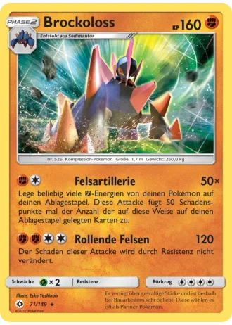 Brockoloss #71/149 — Sonne & Mond