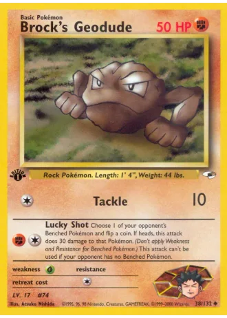 Brock's Geodude #38 — Gym Heroes