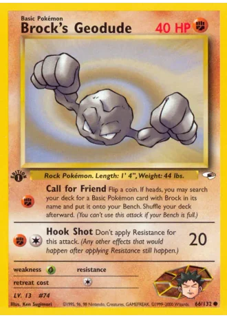 Brock's Geodude #66 — Gym Heroes