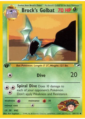 Brock's Golbat #39 — Gym Heroes