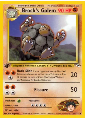 Brock's Golem #20 — Gym Heroes