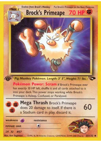 Brock's Primeape #35 — Gym Challenge