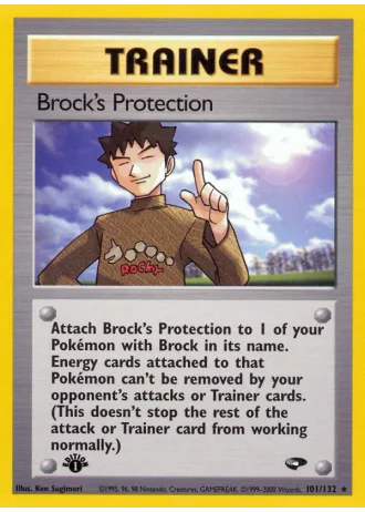 Brock's Protection #101/132 — Gym Challenge