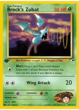Brock's Zubat #24 — Gym Heroes