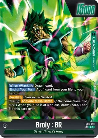 Broly : BR (Alternative Art) FB06-048 — Rivals Clash (FB06)
