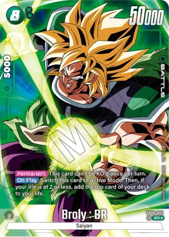 Broly : BR (Alternative Art) FB06-063 — Rivals Clash (FB06)