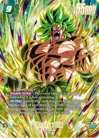 Broly : BR (Alternative Art) FB06-120 — Rivals Clash (FB06)