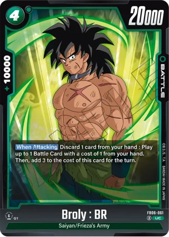 Broly : BR  FB06-061 — Rivals Clash (FB06)