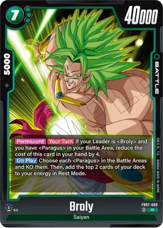 Broly  FB07-068 — Wish for Shenron (FB07)