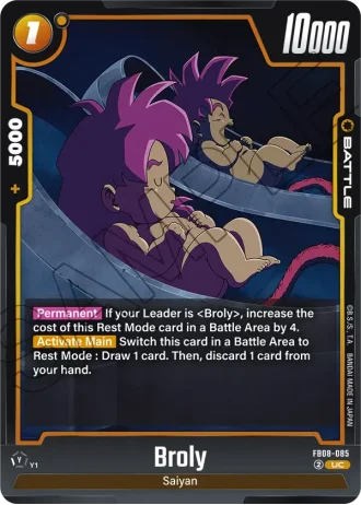 Broly  FB08-085 — Saiyan's Pride (FB08)