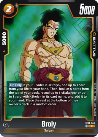 Broly  ST01-048 — Story Booster 01 (ST01)