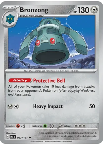 Bronzong #067/131 — Prismatic Evolutions