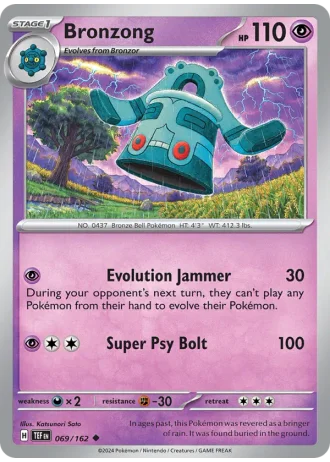 Bronzong #069/162 — Temporal Forces