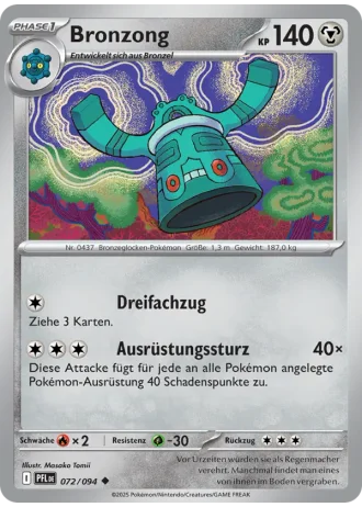 Bronzong #072 — Fatale Flammen
