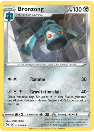 Bronzong #126/196 — Verlorener Ursprung