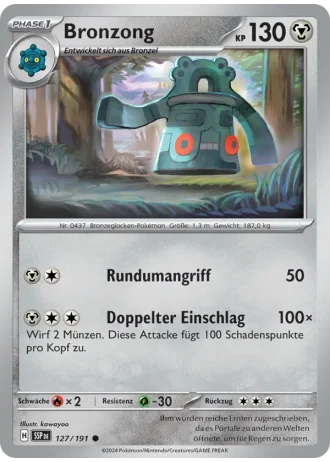 Bronzong #127/191 — Stürmische Funken