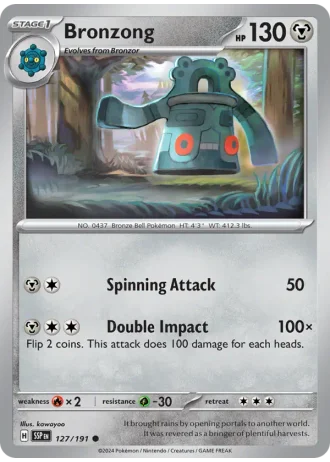 Bronzong #127/191 — Surging Sparks