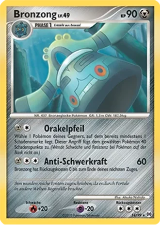 Bronzong #14/99 — Arceus