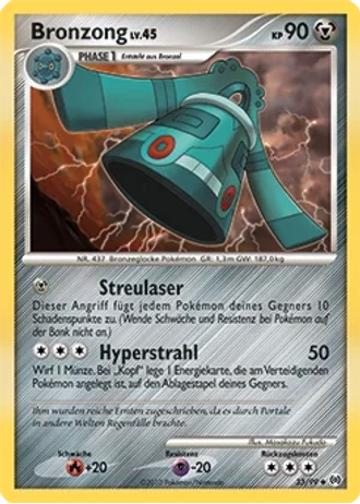 Bronzong #33/99 — Arceus