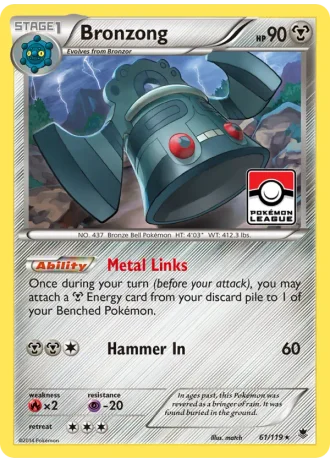 Bronzong #61/119 — Phantom Forces