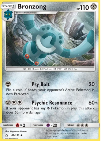 Bronzong #87/156 — Ultra Prism
