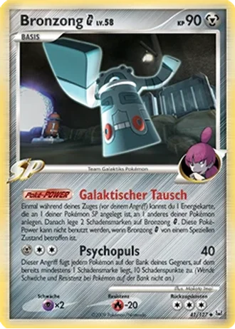 Bronzong G #41 — Platin